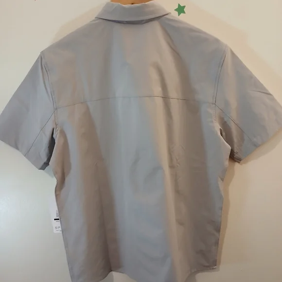 Spyder Men’s Short Sleeve Button-Up Shirt – Size Small - Picture 7 of 13